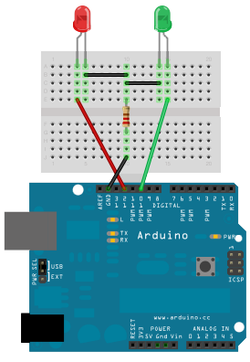 Arduino wiring schema