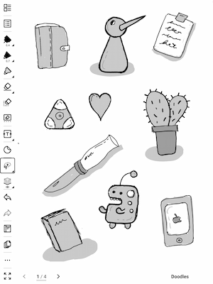 Screenshot from the Manta with some doodles